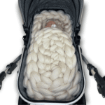 Babynest Merinowolle mit Decke Cream Hauptbild