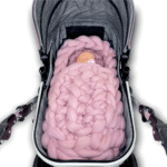 Babynest Merinowolle mit Decke Baby Pink Hauptbild