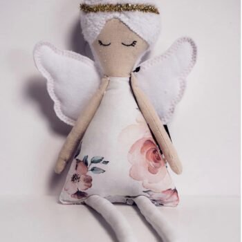 Stoffpuppe Engel 35 cm Rose Garden Girl Hauptbild