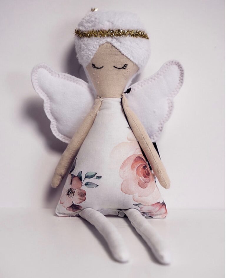 Stoffpuppe Engel 35 cm Rose Garden Girl Hauptbild