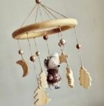 image principale du mobile pour bébé en bois hérisson