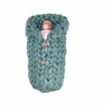 Fusssack Frontöffnung Teal Zusatzbild-2