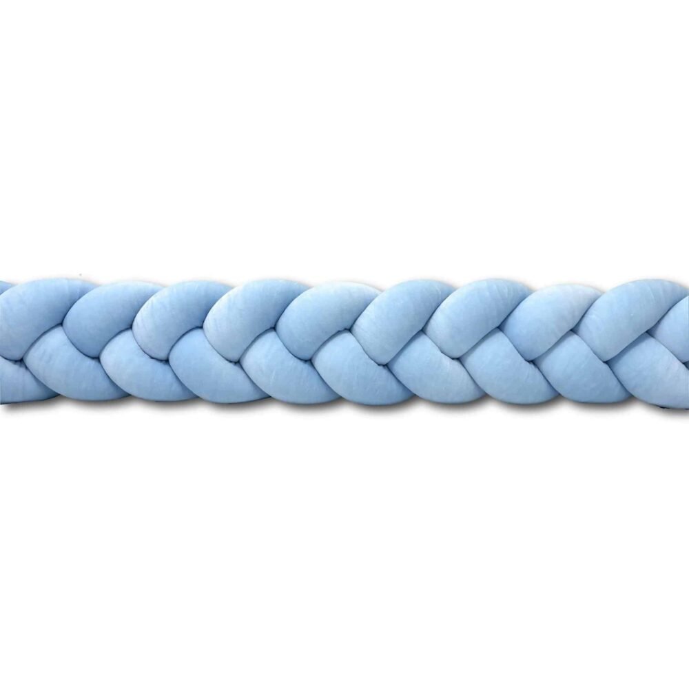 Bettschlange Velours Light Blue Zusatzbild-1