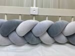 Bettschlange Velours Grey Shades Zusatzbild-2