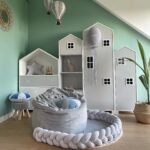 Bettschlange Velours Grey Hauptbild