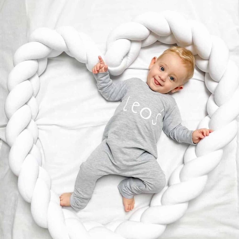 Bed snake velour white main image