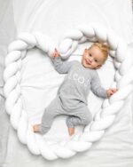 Bettschlange Velours White Hauptbild