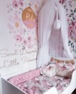 Bettschlange Velours Powder Pink Zusatzbild-1