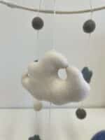 Baby mobile cloud handmade additional image-2