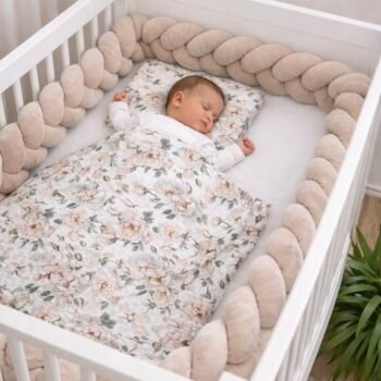 Bettschlange Velours Beige Hauptbild