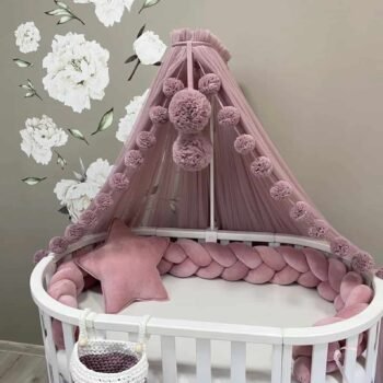 Bettschlange Velours Dirty Pink Hauptbild