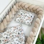 Tour de lit tresse beige
