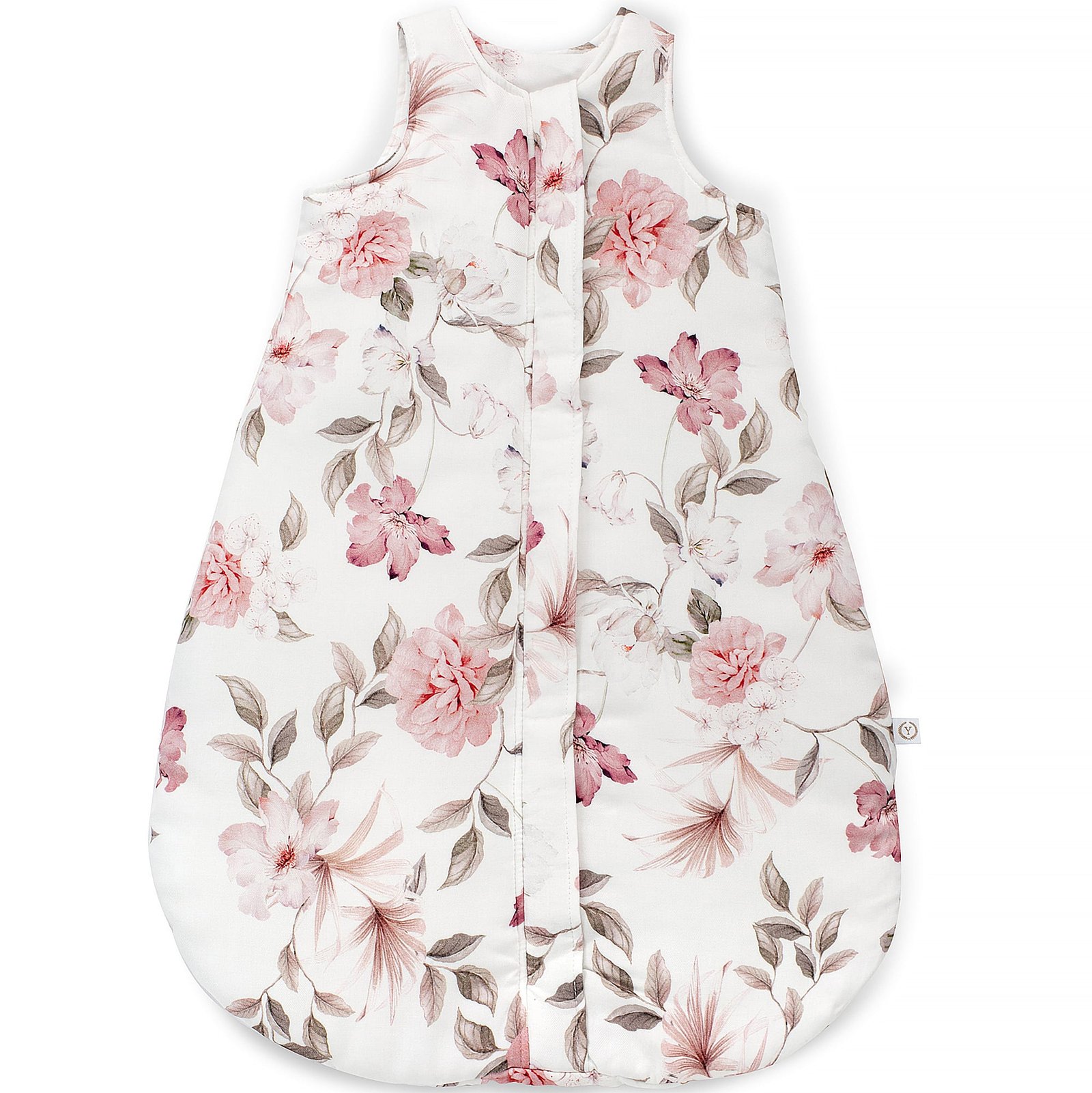 Sacco a pelo Premium Boho Flowers Sacco nanna per neonati con fiori boho rosa - Immagine principale