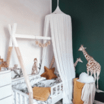 Baldaquin mousseline blanc
