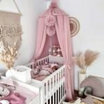 Immagine principale: Balconcino in tulle color rosa antico