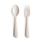 Mushie Kinderbesteck Set Ivory Hauptbild
