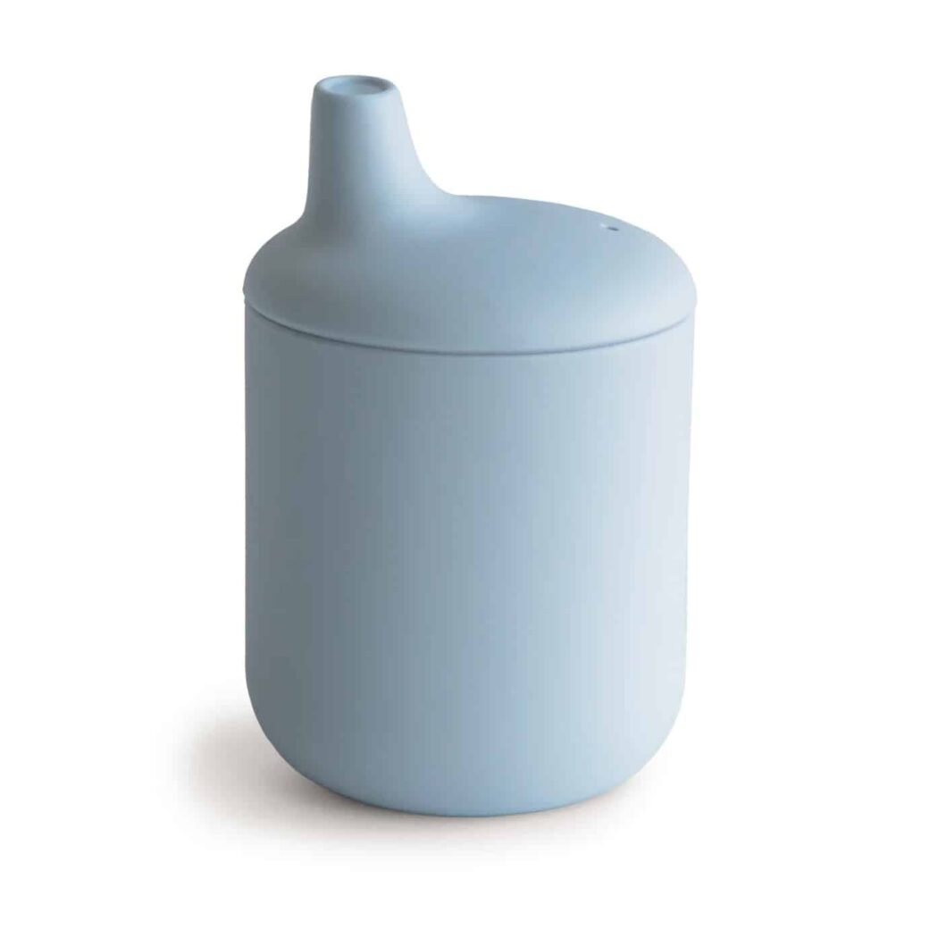 Mushie Trinklernbecher Powder Blue Hauptbild