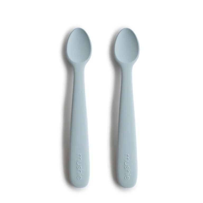 Mushie Baby Löffel 2er Set Powder Blue Hauptbild
