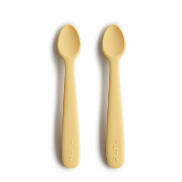 Mushie Baby Löffel 2er Set Pale Daffodil Hauptbild