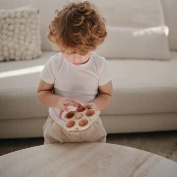 Mushie Press Toy Rose-Blush-Shifting Sand Zusatzbild-1