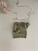 Pull tricot bébé vert