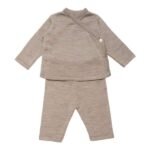 Huttelihut-Baby Set aus Merinowolle Camel Hauptbild