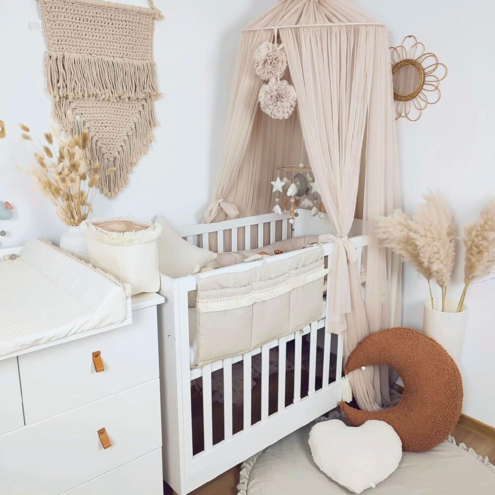 Baldachin Tüll Beige Hauptbild