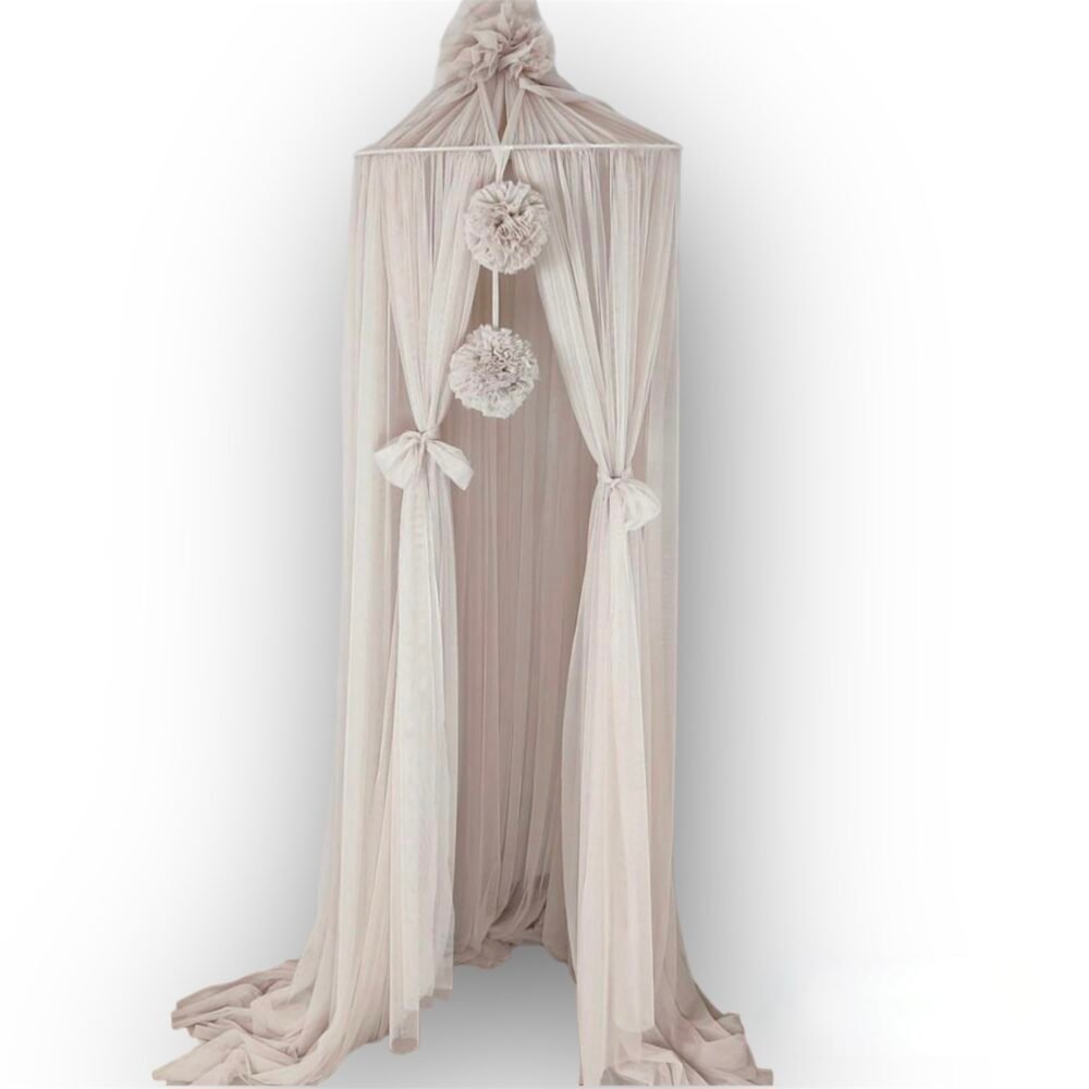 Baldachin Tüll Beige Zusatzbild-1