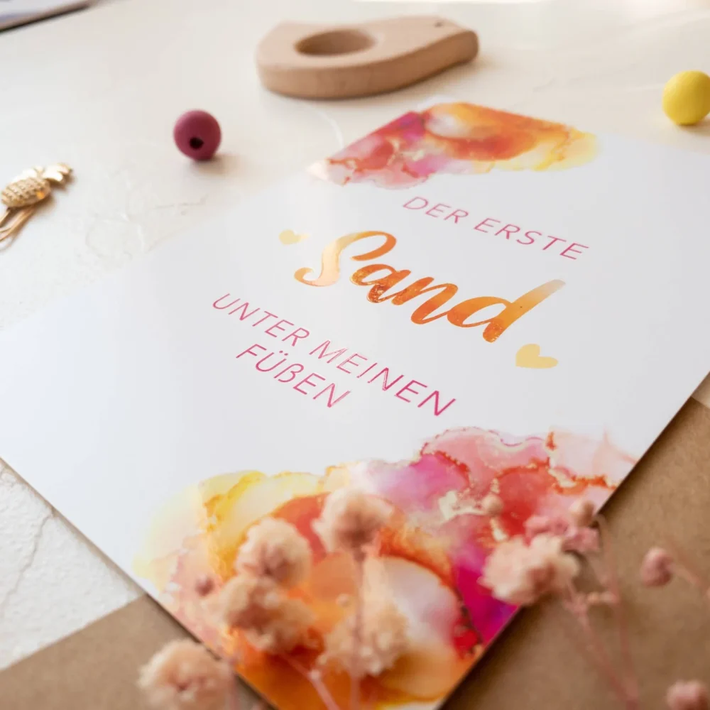Cartes jalons Baby Dream Design