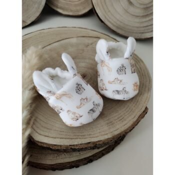 Tiffany Couture-Babyschuhe Mama und Baby Safari (0-3M) Hauptbild