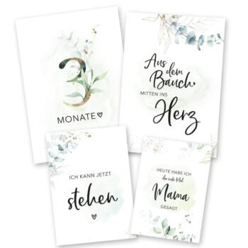 Milestone cards baby