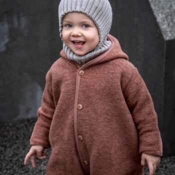 Huttelihut- POOH Baby Overall Doppellage Wolle Cayenne Zusatzbild-1