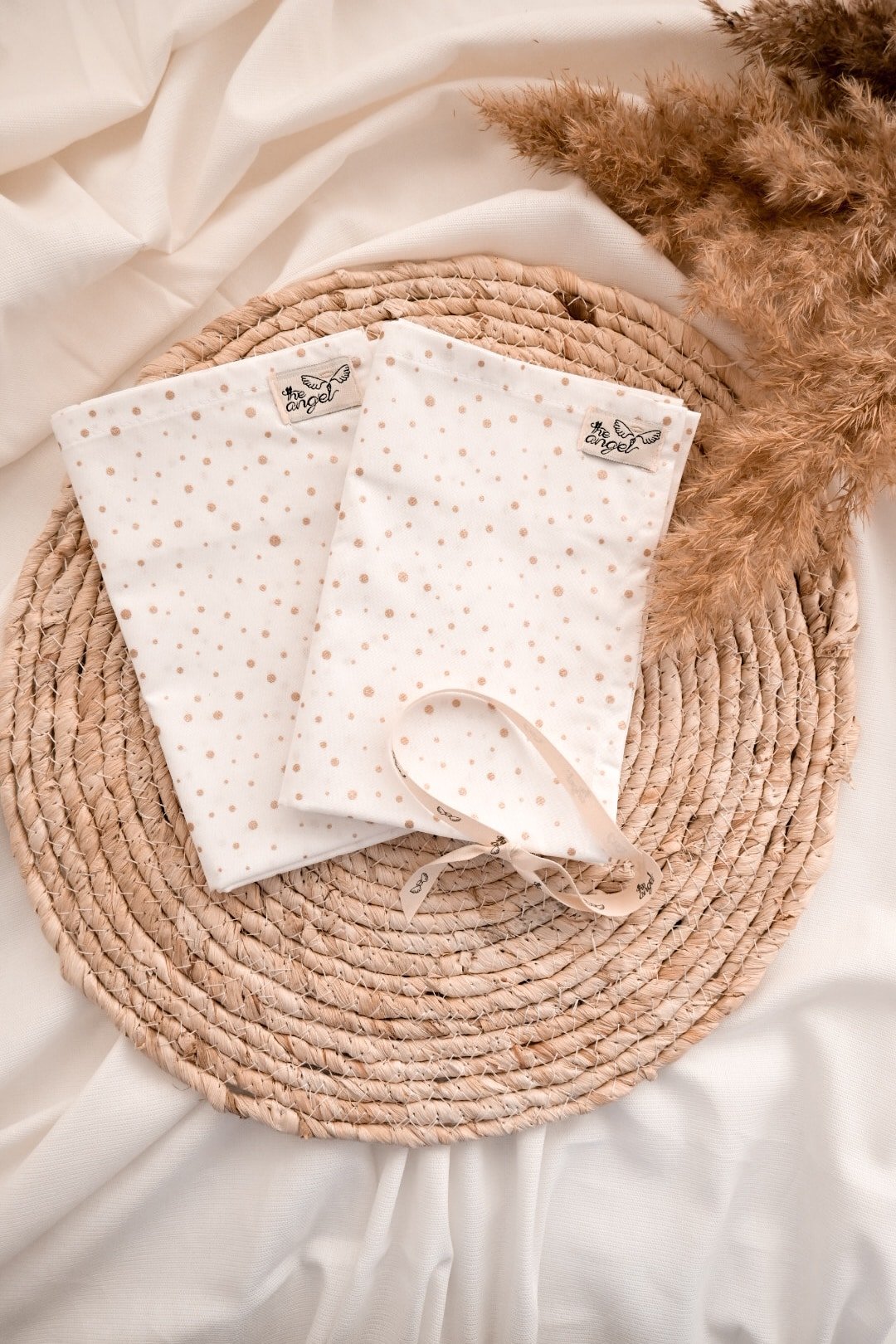 DSC_2651.jpg The Angel- 2-teiliges Set Baby Bettlaken-Sparkle Dots Hauptbild