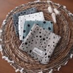 Mulltücher 4er Set aus Premium Musselin Dots-Triangels Hauptbild