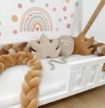 Velour bed snake, cinnamon, additional image 1