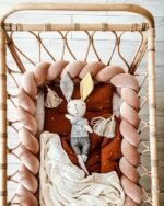 Crib number velour caramel