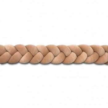 Bettschlange Velours Caramel