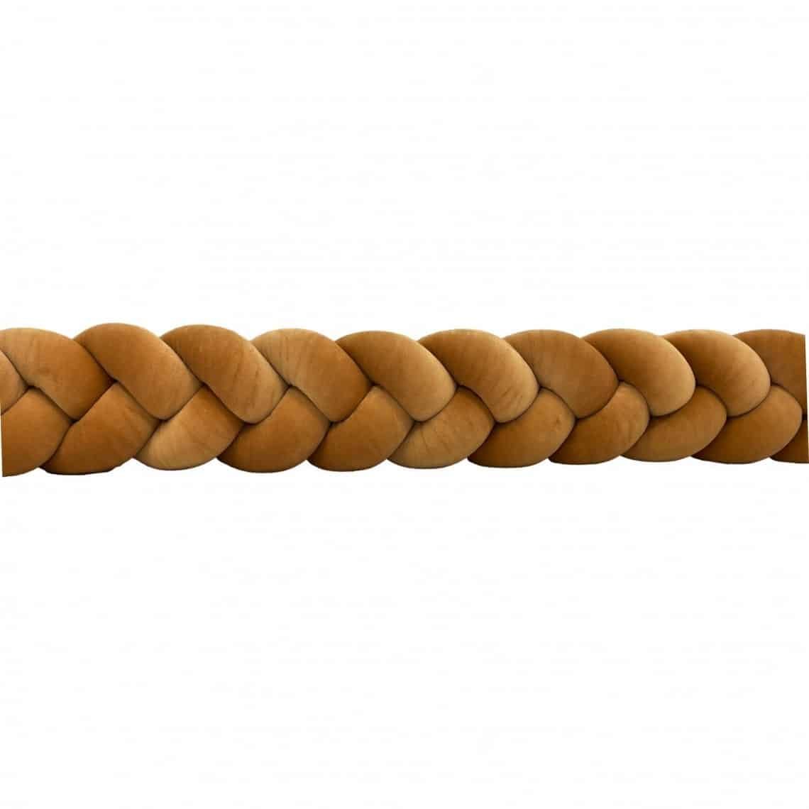 Crib bumber velour cinnamon Crib bumber velour cinnamon