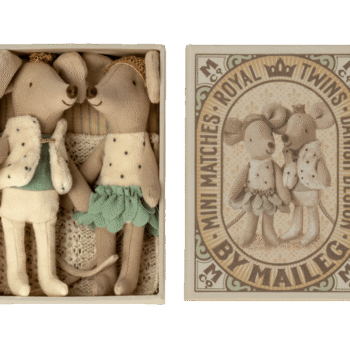 Maileg-Königliche Zwillingsmäuse, Kleine Schwester und Bruder in Box Zusatzbild-1