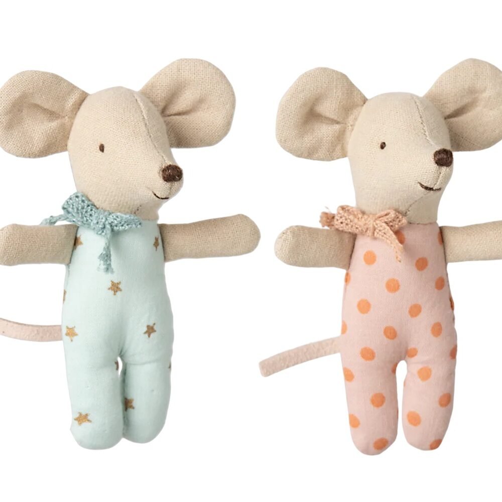 Maileg Jumeaux, bébés souris dans une boîte d'allumettes Image supplémentaire-1