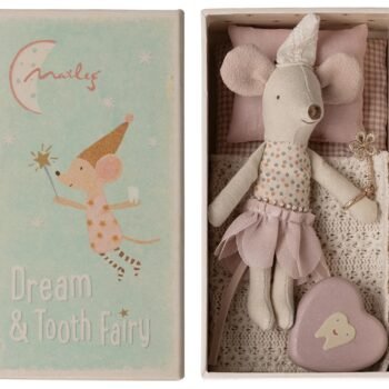 Maileg-Zahnfee Maus in Streichholzschachtel - Rose Hauptbild