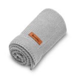 Baumwolle Babydecke Grau Hauptbild