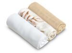 Mulltücher 3er Set aus Muslin Beige Hauptbild