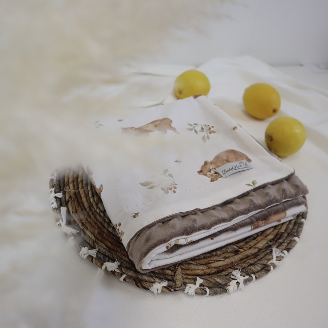 Kuscheldecke Minky Happy Bears Kuscheldecke Minky Happy Bears