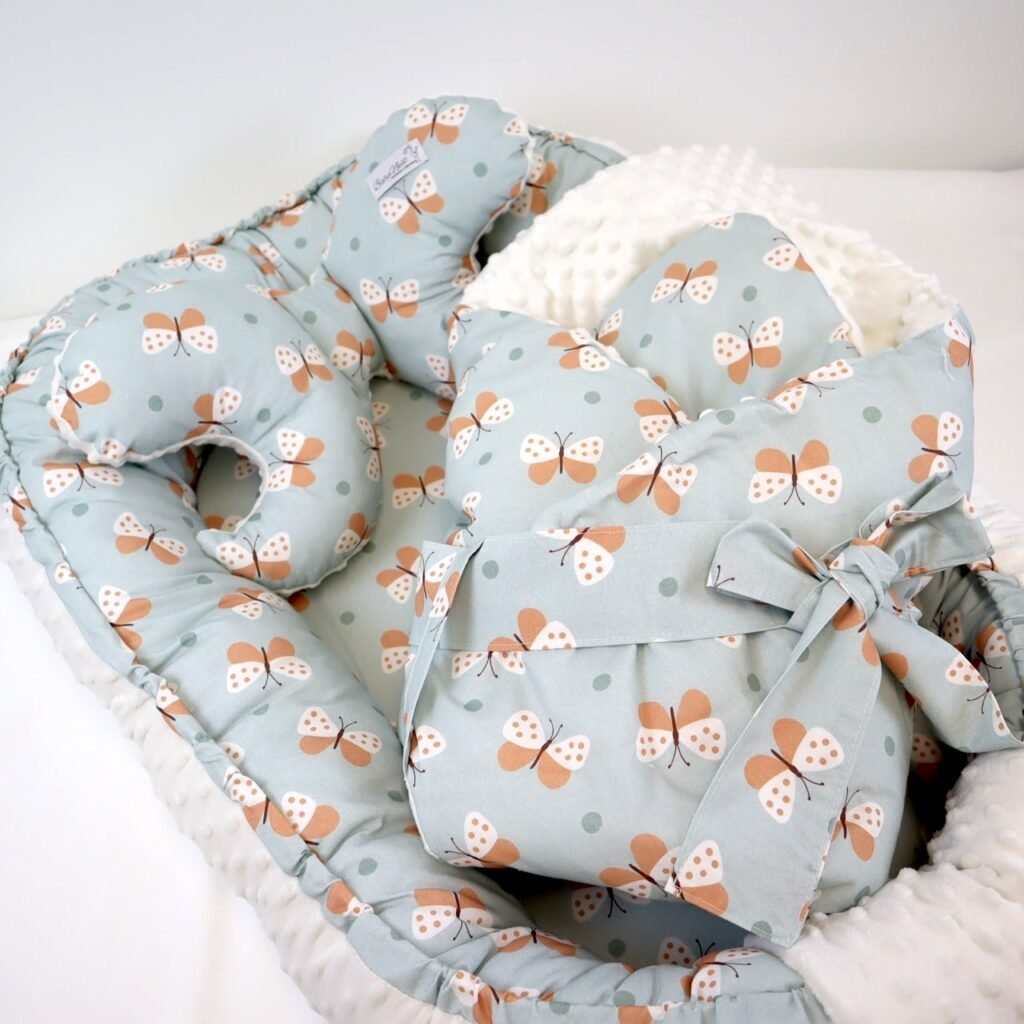 Baby nest complete 4-piece set Butterflies Additional image-1