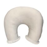 Boho Velvet Beige Nursing Pillow (Main Image)