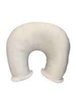 Boho Velvet Beige Nursing Pillow (Main Image)