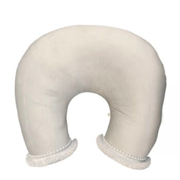 Stillkissen Boho Samt Beige Hauptbild