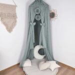 Timo secco a baldacchino in tulle