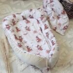 Babynest Premium |Flying Away | Velvet Beige Zusatzbild-1